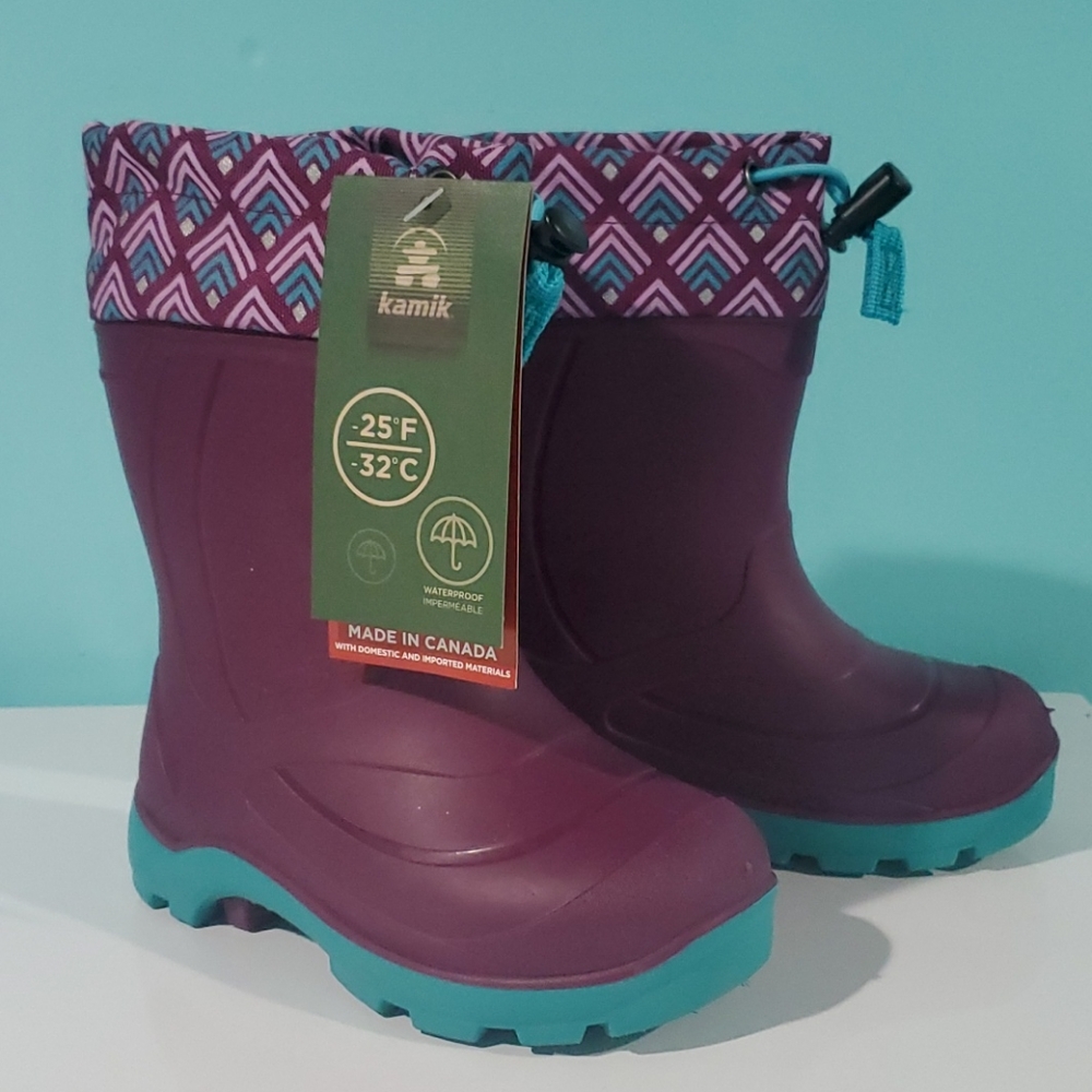 Kamik watproof winter kids boots